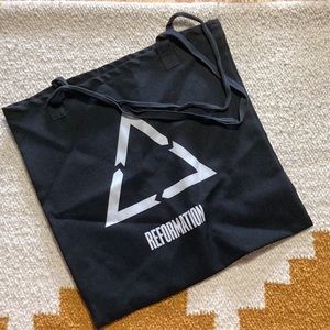 Reformation tote bag
